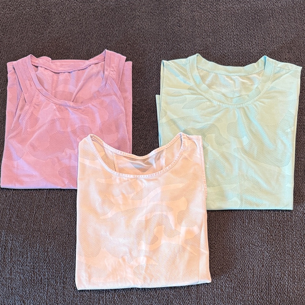 SHEIN Light Blue Mesh Top